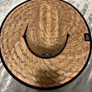 New Era Straw Hat with Black Band